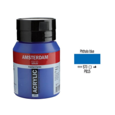 Talens Amsterdam akrilfesték, 500 ml - 570, phthalo blue akrilfesték