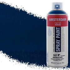 Talens Amsterdam vízbázisú akrilfesték spray, 400 ml - 557, greenish blue akrilfesték