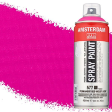 Talens Amsterdam vízbázisú akrilfesték spray, 400 ml - 577, permanent red violet light akrilfesték