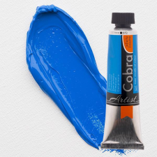 Talens Cobra vizes olajfesték, 40 ml - 572, primary cyan hobbifesték