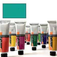 Talens Cobra vizes olajfesték, 40 ml - 615, emeralde green hobbifesték