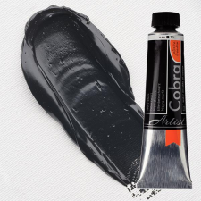 Talens Cobra vizes olajfesték, 40 ml - 701, ivory black hobbifesték