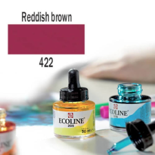 Talens Ecoline akvarellfesték koncentrátum, 30 ml - 422, reddish brown akvarell