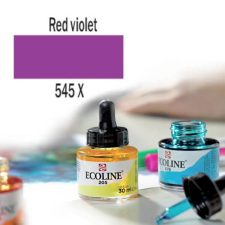 Talens Ecoline akvarellfesték koncentrátum, 30 ml - 545, red violet akvarell