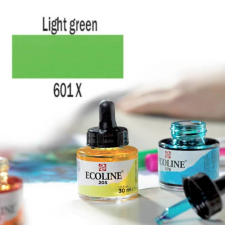 Talens Ecoline akvarellfesték koncentrátum, 30 ml - 601, light green akvarell