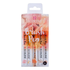 Talens Ecoline Brush Pen akvarell ecsetfilc készlet - 5 db, Beige-pink akvarell