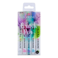 Talens Ecoline Brush Pen akvarell ecsetfilc készlet - 5 db, Pastel akvarell