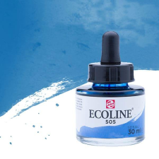 Talens Ecoline folyékony akvarell festék, 30 ml - 505, ultramarine light akvarell