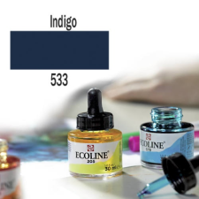 Talens Ecoline folyékony akvarell festék, 30 ml - 533, indigo akvarell