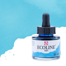  Talens Ecoline folyékony akvarell festék, 30 ml - 551, sky blue light akvarell