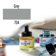 Talens Ecoline folyékony akvarell festék, 30 ml - 704, grey akvarell