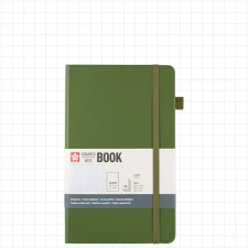Talens Sakura Squared Note Book négyzethálós jegyzetfüzet - 13x21 cm, pine needle füzet