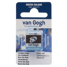 Talens Van Gogh szilkés akvarellfesték, 1/2 szilke - 403, Vandyke brown akvarell