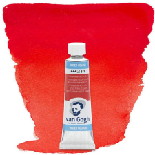 Talens Van Gogh tubusos akvarellfesték, 10 ml - 370, permanent red light akvarell