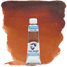 Talens Van Gogh tubusos akvarellfesték, 10 ml - 411, burnt sienna akvarell