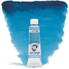 Talens Van Gogh tubusos akvarellfesték, 10 ml - 522, turquoise blue akvarell