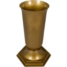  Talpas váza Sírváza műanyag D15cm M34cm - Arany dekorációs kellék