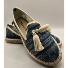  Tamaris vászon bebújós slipon női cipő