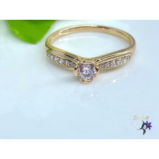  Tamina antiallergén köves eljegyzési gyűrű 18K - fehér gyűrű