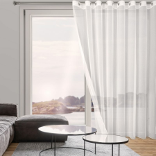 Tamina matt anyagú mikrohálós fényáteresztő függöny Fehér 350x250 cm lakástextília