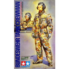 tamiya 1/16 Német haderő tank személyzet figura modell és kiegészítő makett