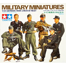 tamiya 1/35 Német harckocsi személyzet pihenő figura szett TA35201 játékfigura