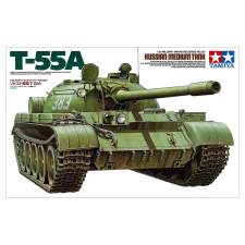 tamiya 1/35 T-55A orosz közepes tank modell makett