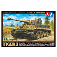 tamiya 1/48 Tigris 1 német nehéztank modell korai változat makett