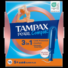 Tampax Pearl Compak Super Plus Applikátoros Tampon, 16 db intim higiénia