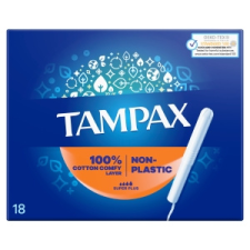 Tampax tamponok 18 db Super Plus intim higiénia