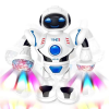  Táncoló, zenélő világító robot - karjában LED lámpákkal, forgó fénysugarakkal HT-01