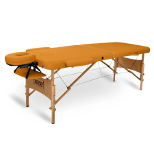  TANDEM Basic-2 összecsukható és hordozható favázas masszázságy Szín: sötétkék szépségápolási bútor