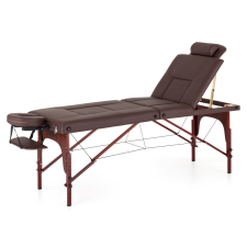  Tandem Trenton W3D összecsukható favázas masszázságy Szín: csoki szépségápolási bútor