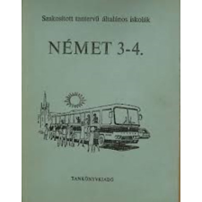 TANKÖNYVKIADÓ Német 3-4. - antikvárium - használt könyv