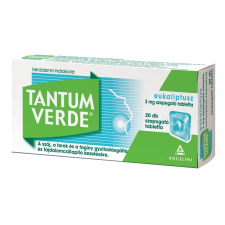 TANTUM VERDE EUKALIPTUS 3MG SZOP.TABL. 20X vitamin és táplálékkiegészítő
