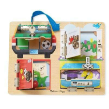 Tanuló tábla - Zárak II. Melissa and Doug babajáték kreatív és készségfejlesztő