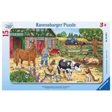  Tanyasi élet 15 darabos puzzle puzzle, kirakós
