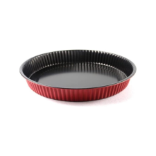  Tapadásmentes pite forma, kerek, piros - 20 cm sütés és főzés