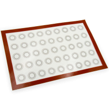 Tapadásmentes szilikon nyújtólap, körökkel - 60x40 cm konyhai eszköz