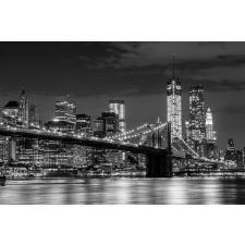  Tapéta Éjszaka a Brooklyn Bridge-en, 400 x 250 cm tapéta, díszléc és más dekoráció