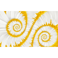  Tapéta Fehér spirálok, 300 x 250 cm tapéta, díszléc és más dekoráció