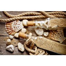  Tapéta Homok, kagylók, kövek, 300 x 200 cm tapéta, díszléc és más dekoráció