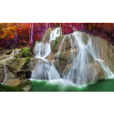  Tapéta matrica Vízesés színekben, 250 x 150 cm tapéta, díszléc és más dekoráció