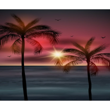  Tapéta Pálmafák3, 300 x 250 cm tapéta, díszléc és más dekoráció