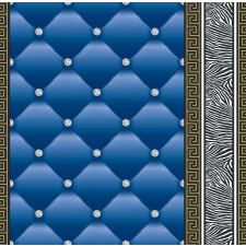  Tapéta simplex Eileen 3D 2 kék tapéta, díszléc és más dekoráció