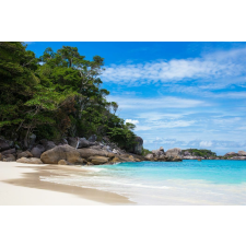  Tapéta Strand sziklákkal, 300 x 250 cm tapéta, díszléc és más dekoráció