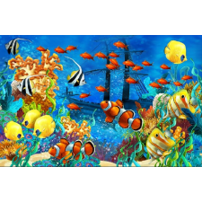  Tapéta Víz alatti világ 2, 300 x 200 cm tapéta, díszléc és más dekoráció