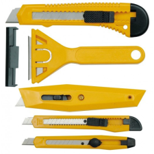  Tapétavágó kés készlet 5 db/cs műanyag házas festő és tapétázó eszköz