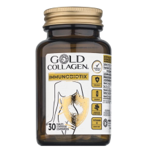 Táplálékkiegészítő az immunitás és a bélrendszer egészségéért, Gold Collagen, Immunobiotix, 30 kapszula vitamin és táplálékkiegészítő