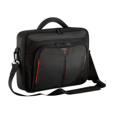 Targus notebook táska cn415, classic+ 15-15.6&quot; clamshell laptop bag - black / red számítógéptáska